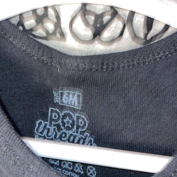 Bundle 6 rock and roll baby toddler shirts onesies - Picture 10 of 12